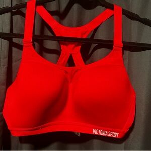 Victoria Sport High Impact Padded 36D Coral Sports Bra